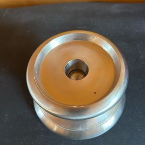 Elegant Pewter Candle Holder